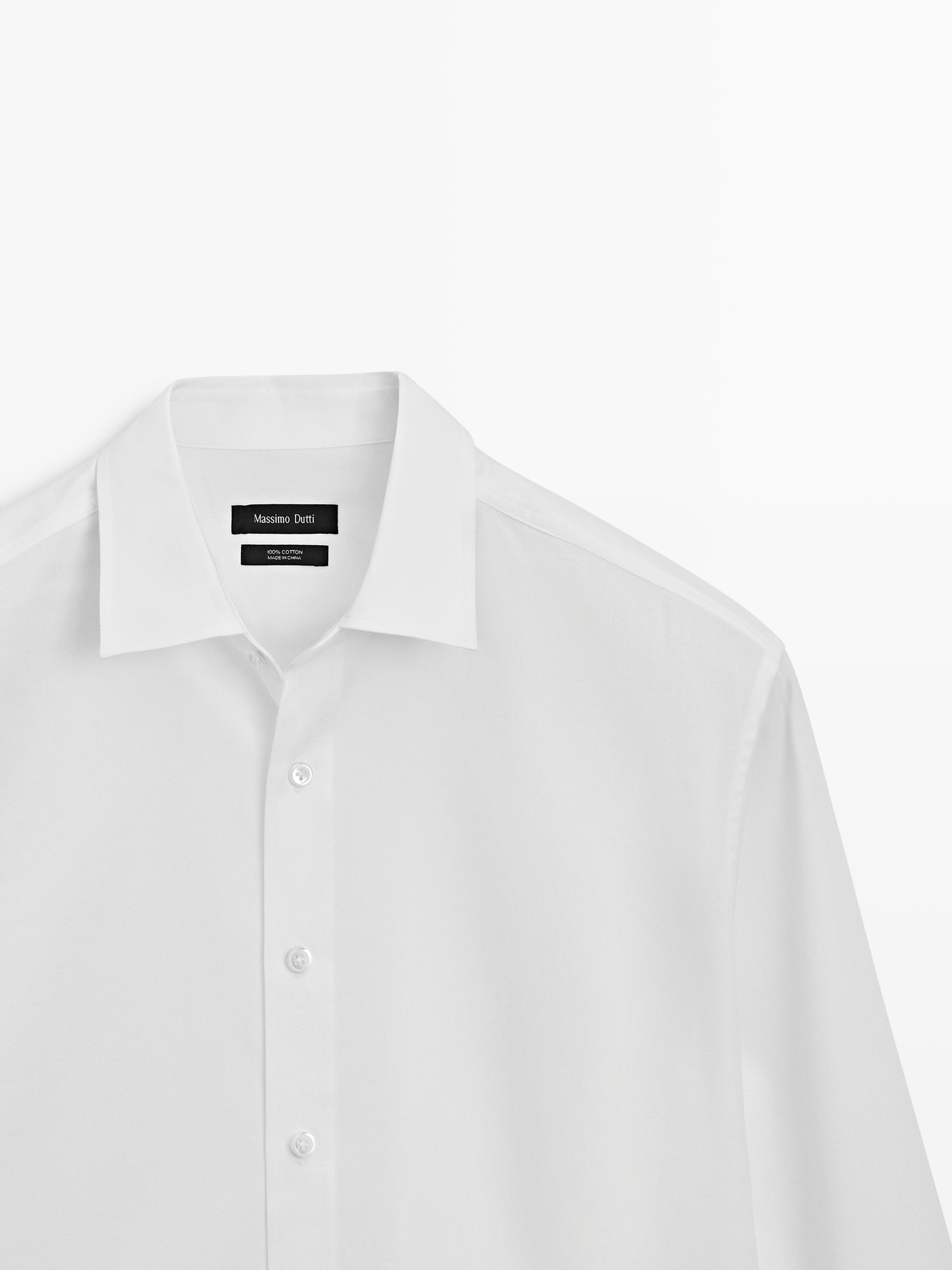 Chemise slim 100 % coton